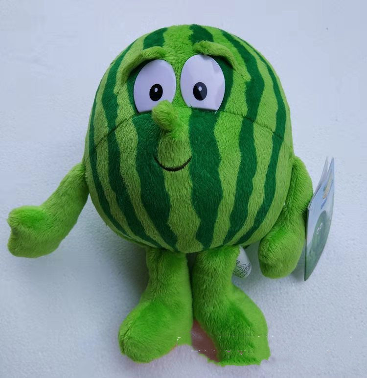 Vegetables and Fruits, Pumpkin and Watermelon Plush Toys