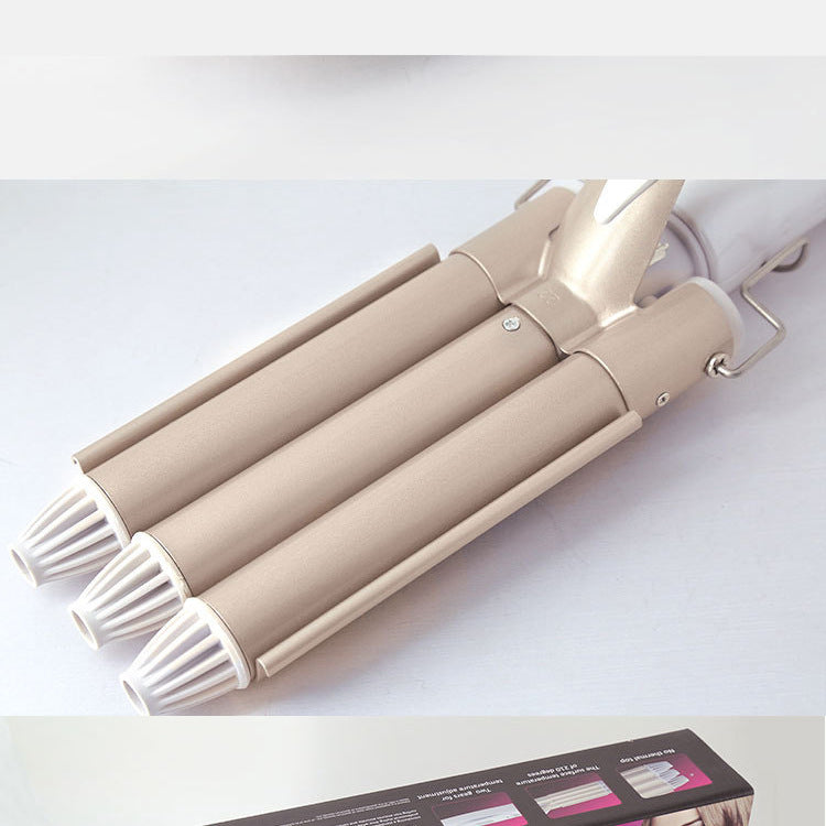 Three-tube Water Corrugated Egg Roll Head Large Curling Iron