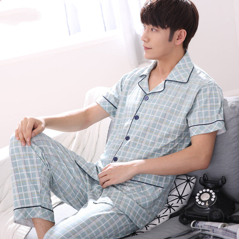 Men's cotton pajamas