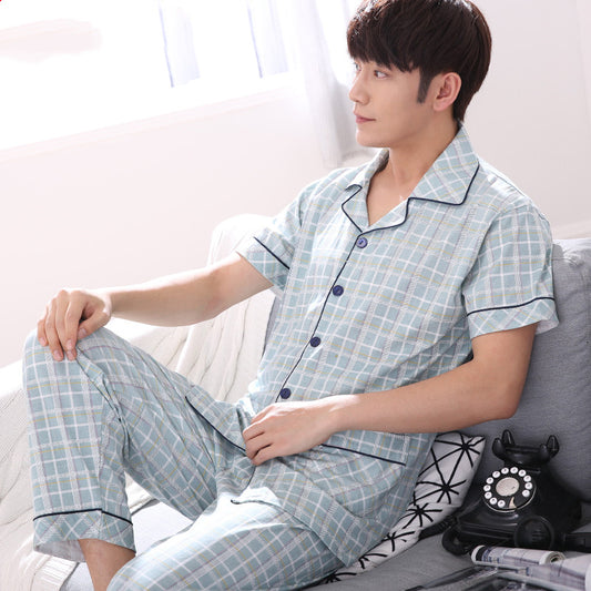 Men's cotton pajamas