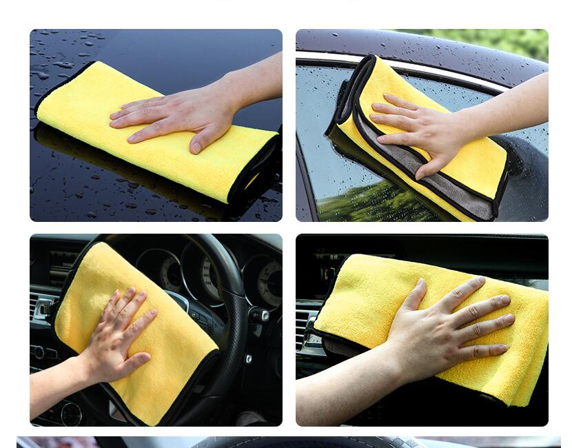 Car wash towel cleaning cloth special towel not lint car glass absorbent rag non-deer skin towel thickening without leaving marks