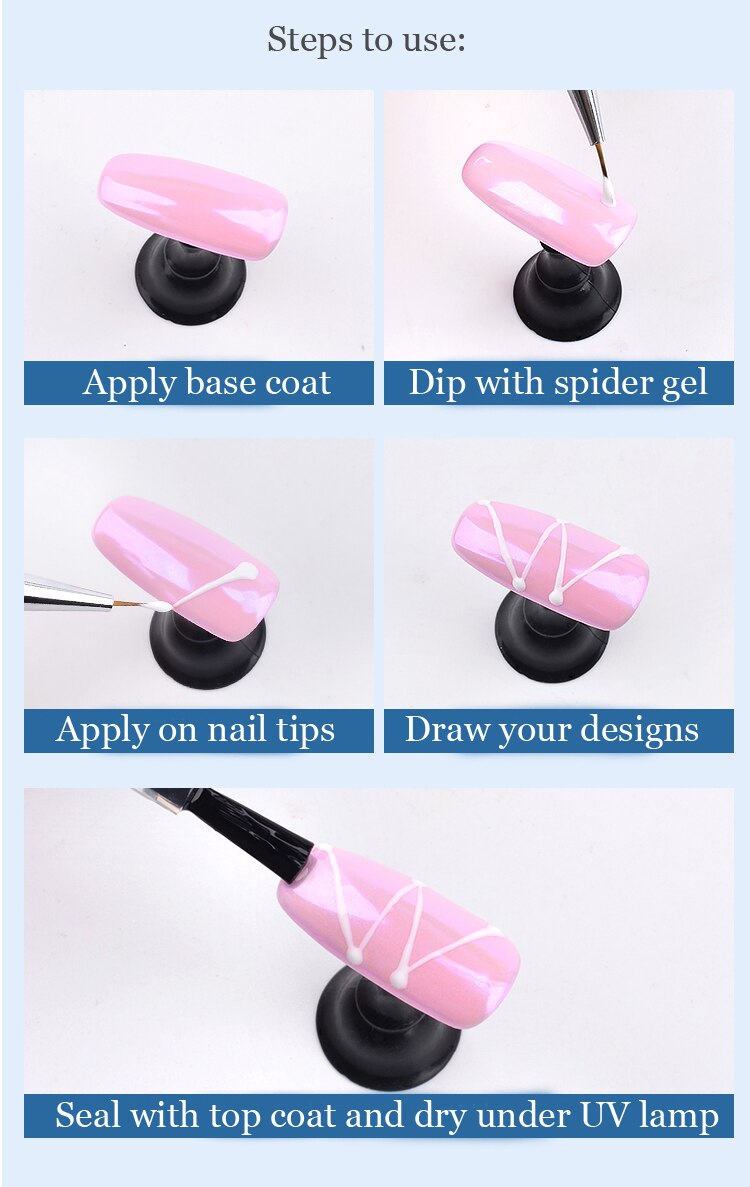 Nail Elastic Drawing Nail Oil Gum Spider Gum Creative Painting