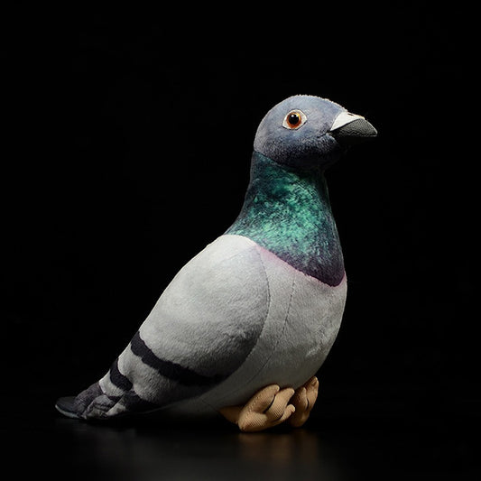 Cute Gray Pigeon Simulation Rock Doll Super Doll