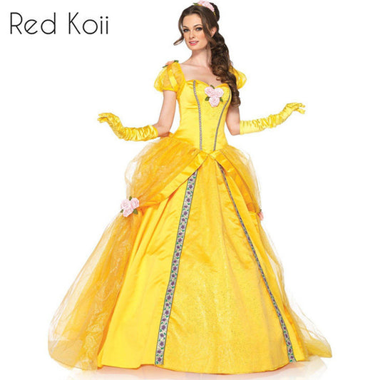 Masquerade Beauty and the Beast Bell Cosplay Evening Dress