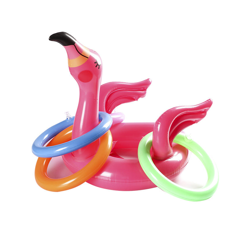 PVC Inflatable Toys Flamingo Inflatable Ring