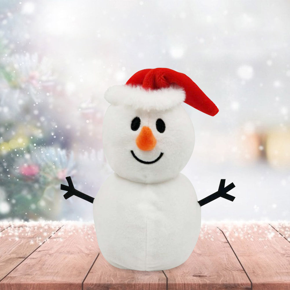 Stylish Double Sided Snowman Doll Flipped Simulation Plush Toys