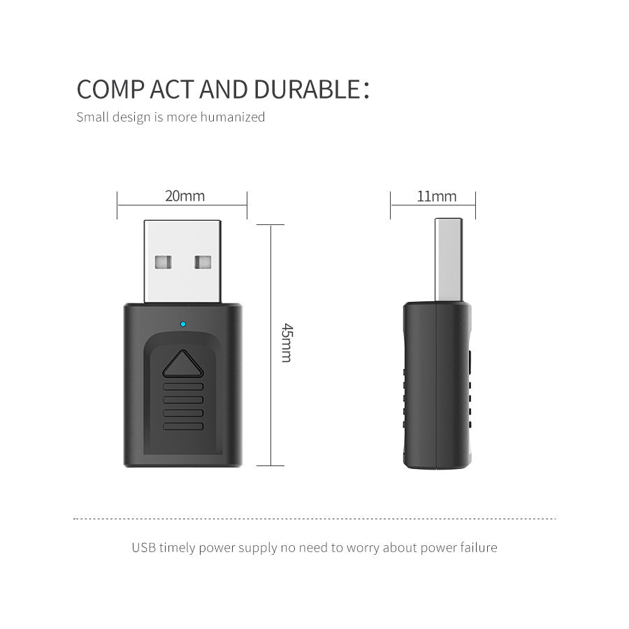 Four-in-one USB Audio Transmitter Receiver