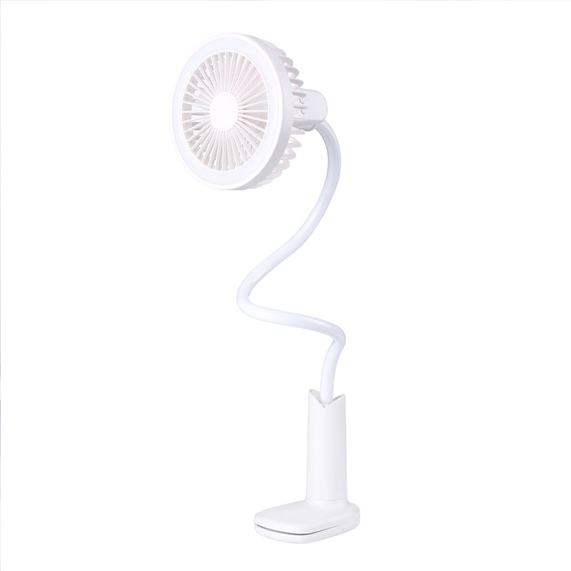 Eye protection lamp clip fan