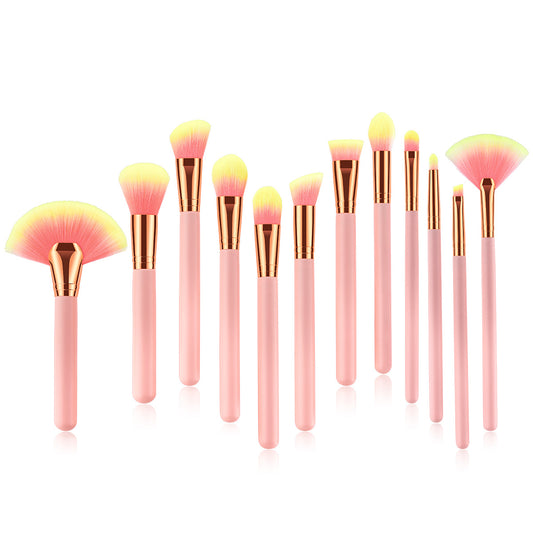 12pcs beauty makeup brushes