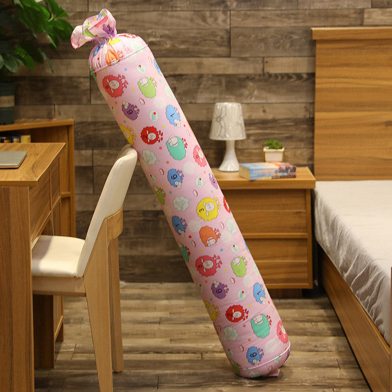 Cartoon Side Sleeping Long Bed With Pillow