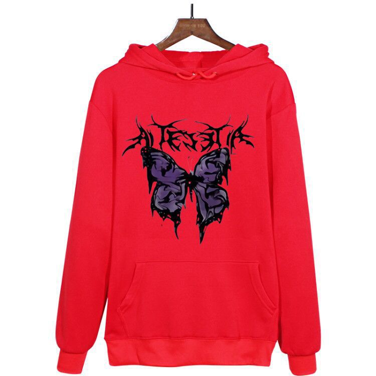 Printed Loose Hooded Sweater For Men And Women