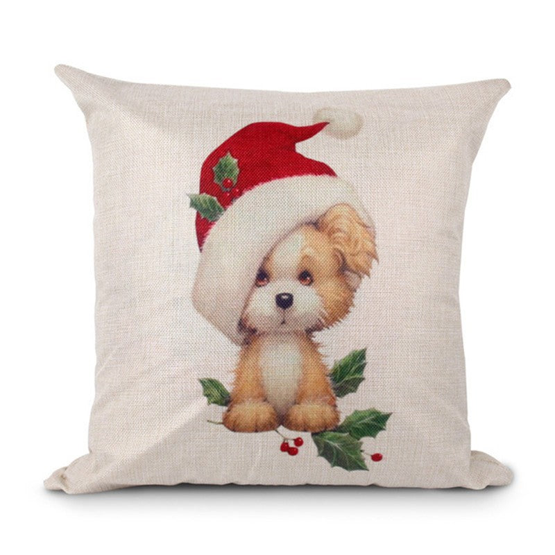 Christmas Hot-selling Home Sofa Office Creative Linen Pillowcase