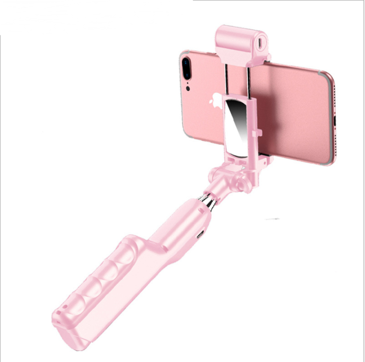 CYKE Supplementary Light Line-controlled Self-timer Artifact Creative Mini Mobile Folding Mirror Hand-held Live Broadcasting Bracket