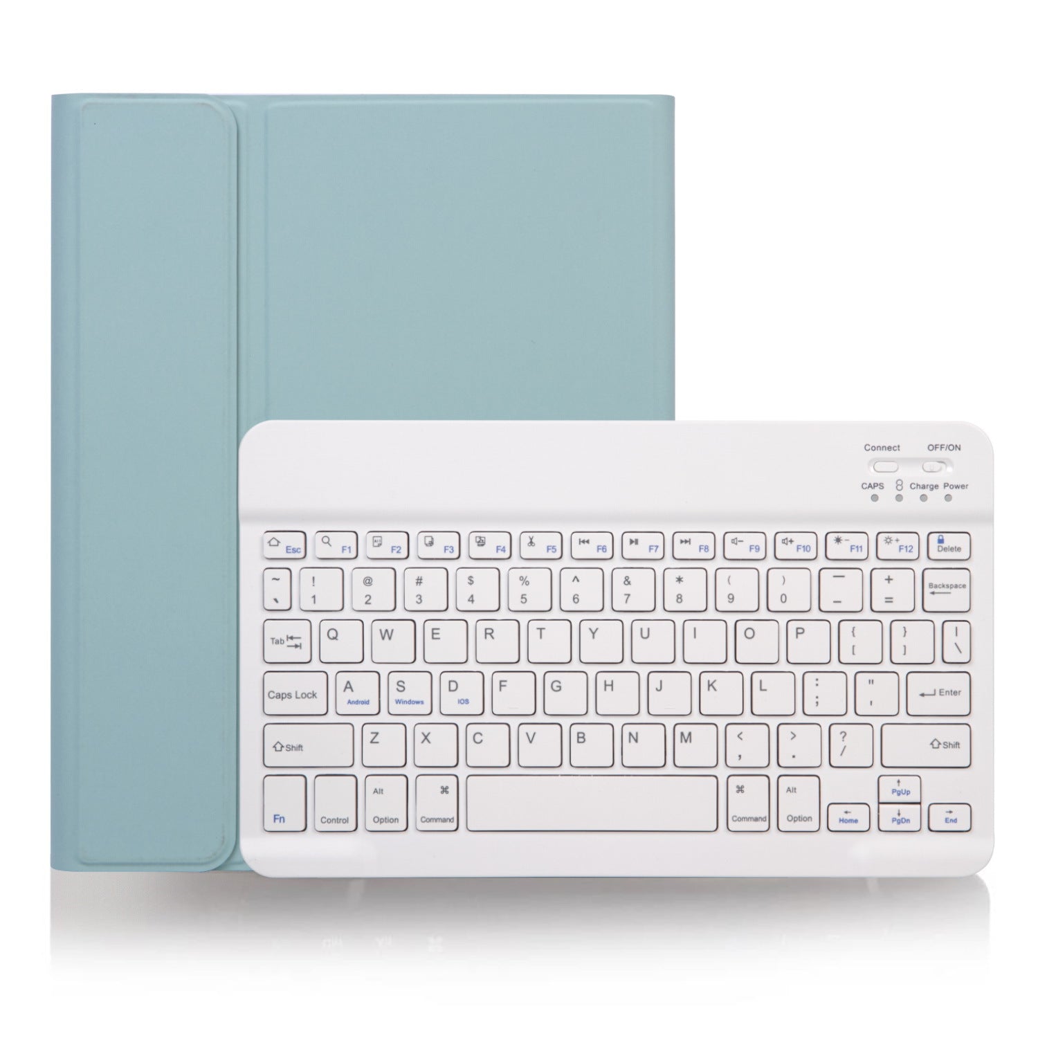 External Bluetooth keyboard split leather case