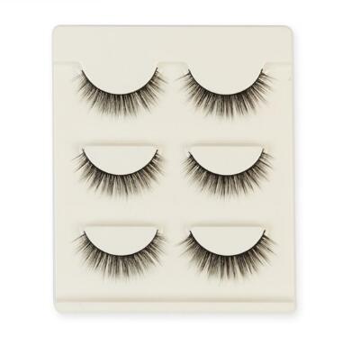 Compatible with Apple, 3 pair false eyelashes mink hair lashes Slim