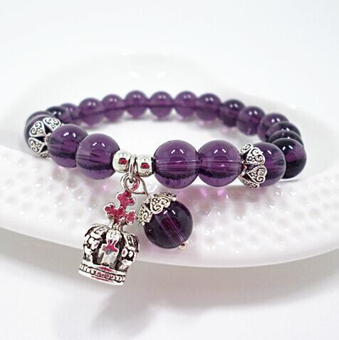 Red Agate Crystal Bracelet Women's Jewelry