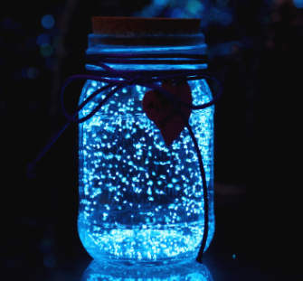 Fluorescent wishing bottle