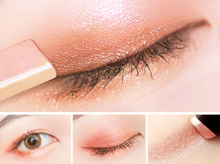 Two-tone eye shadow stick lazy eye shadow