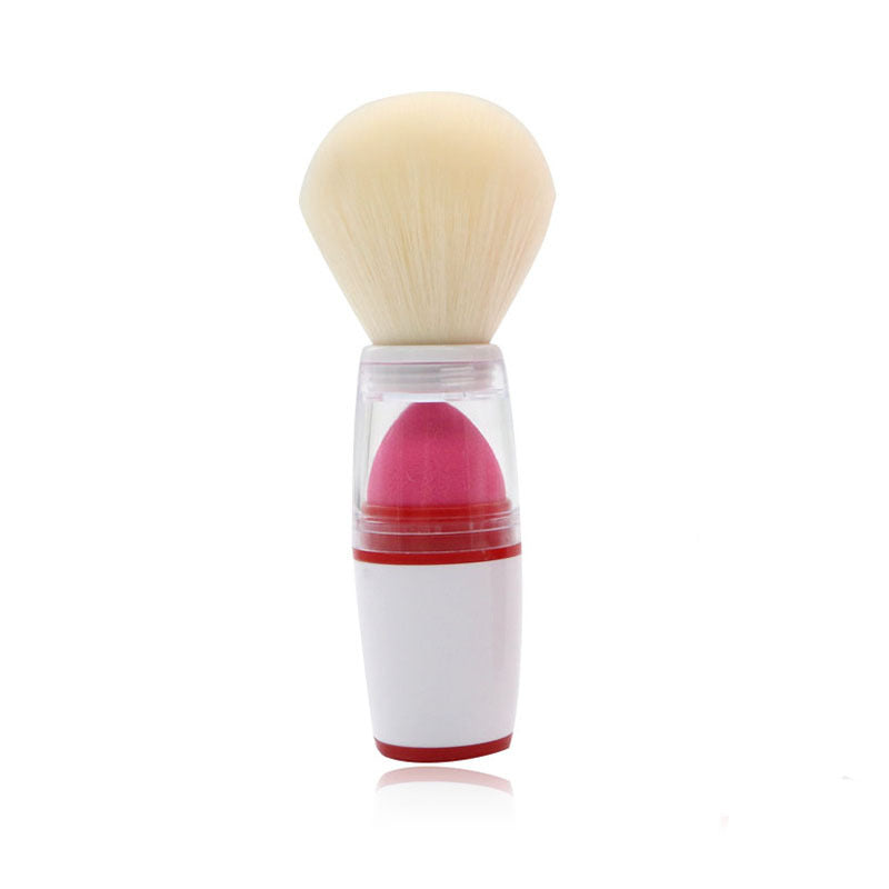 New portable blush brush single loose powder sponge head puff blush