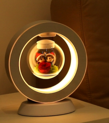 Valentines Day Gift Magnetic Levitation Lamp Bluetooth Stereo Light