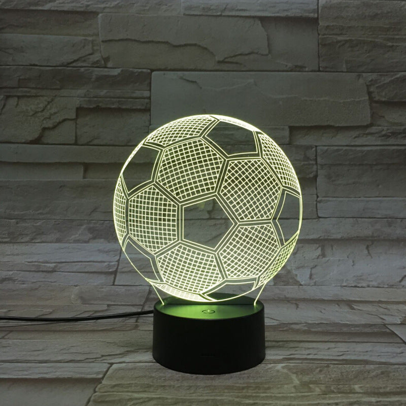 Colorful Football 3Dl Crack Stereo Vision Light Touch Gradient Night Light
