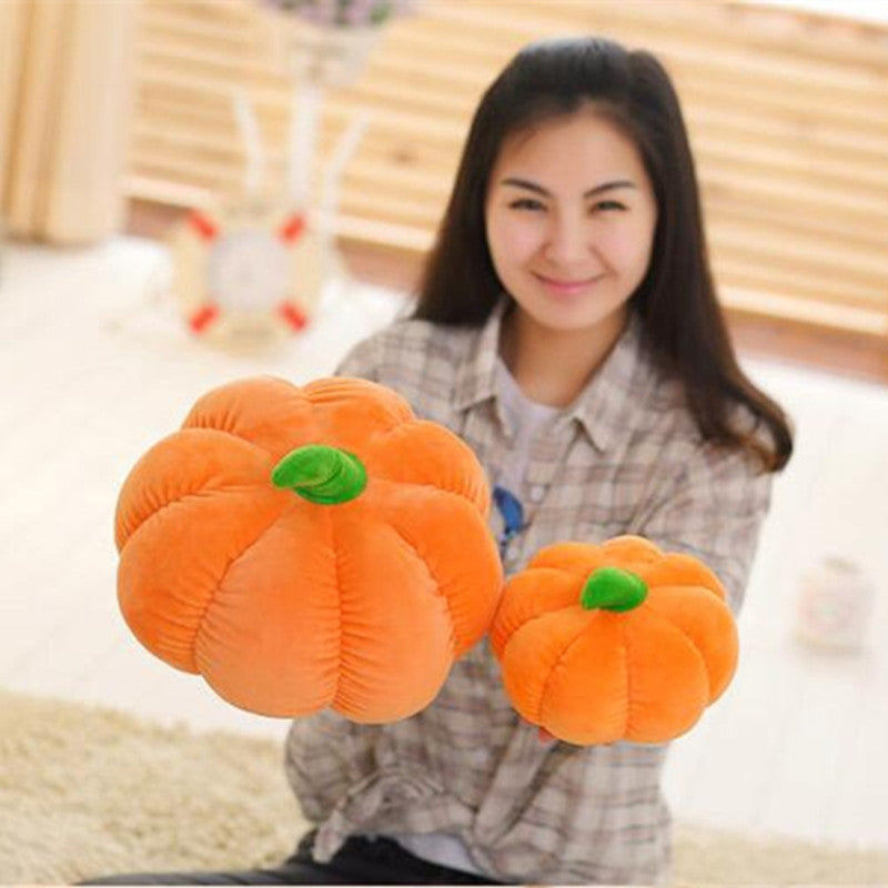 S M L Plush Cushion Plush Toy Halloween Pumpkin Shape Pillow Cushion Halloween Gift Soft Decor Home Decoration Cushion