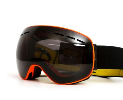 Double layer anti fog men's large spherical ski goggles for goggles