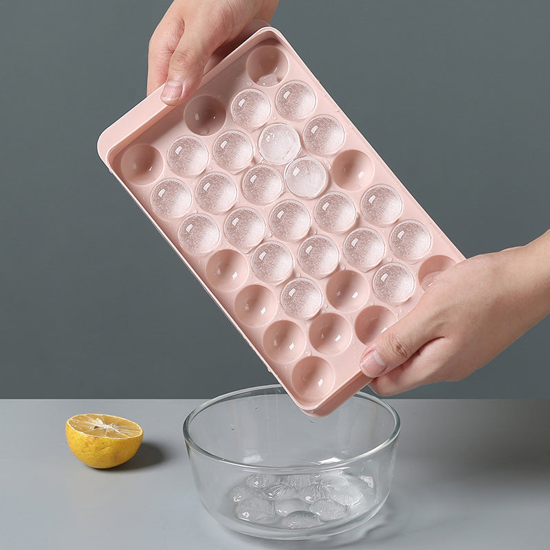 Silicone Ice Tray 3D Round Ice Molds Home Bar Party Use Round Ball Ice Cube Makers Kitchen DIY Ice Cream Moulds