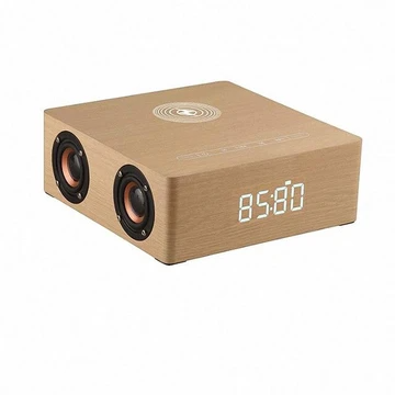 Wireless Charging Wood Surround Speaker