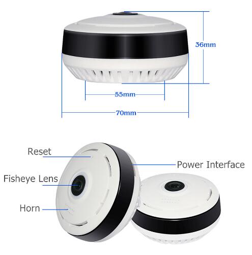 Cobell 960P Wifi IP Camera Home Security Wireless 360 Degree Panoramic CCTV Camera Night Vision Fish Eyes Lens VR Cam