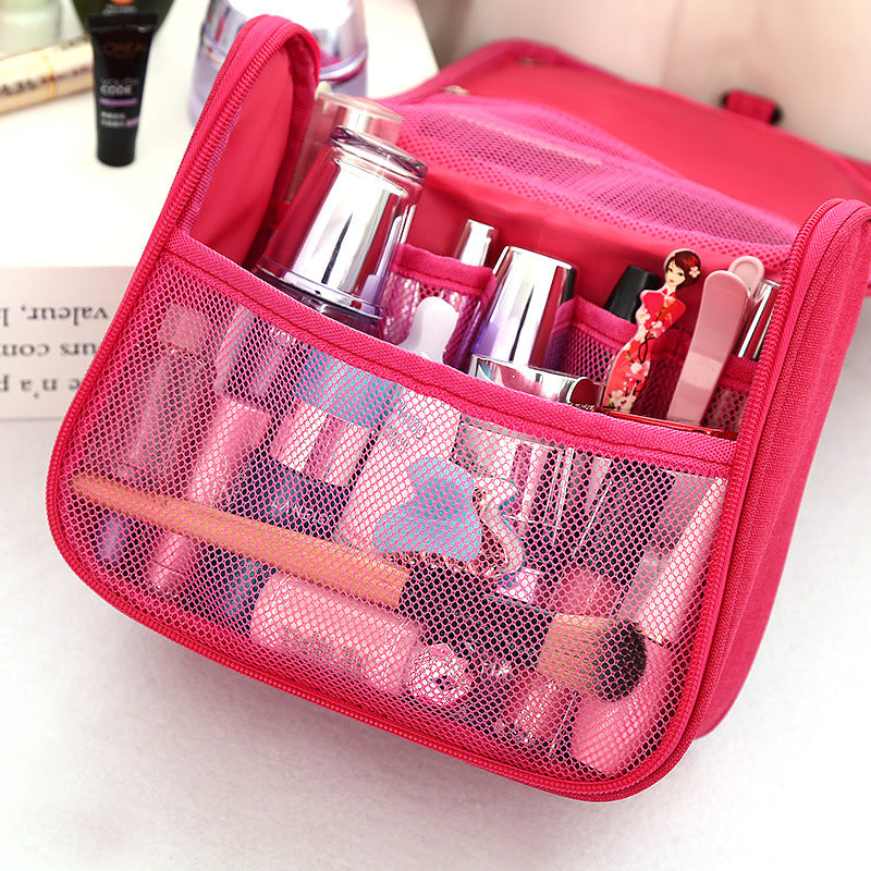 Bei Lian Hook Travel Wash Bag Large-capacity Cosmetic Bag Skin Care Toiletries Foldable Hanging Storage Bag