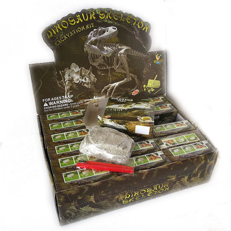 Small Dinosaur Fossil Archaeological Excavation Toy Theme Park