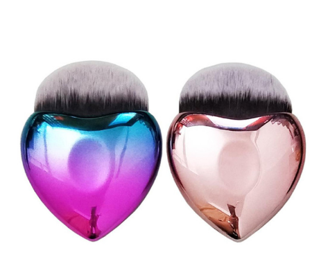 Heart-shaped foundation brush Portable makeup blush brush