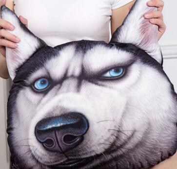 Manufacturers selling God annoying dog 3D creative head pillow cushion Ha J Chiesa Moyer dog wholesale custom hand warmer