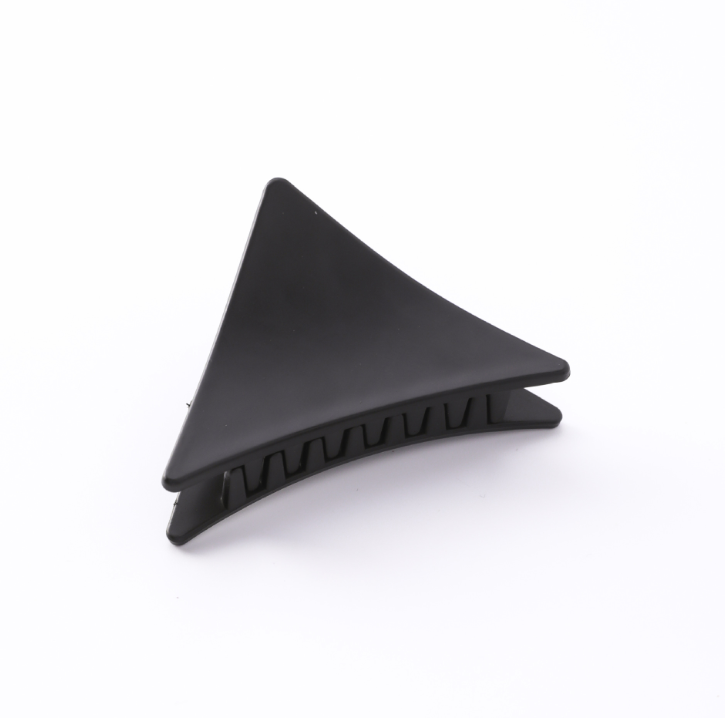 Medium wild color matte triangle hair clip Korean version of