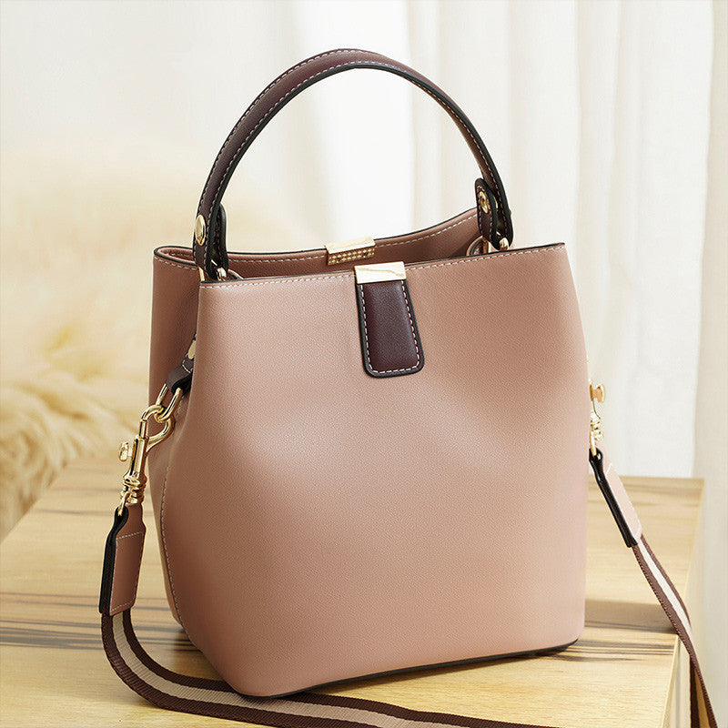 Women's New Leather Fashion Large Capacity Portable Shoulder Bag