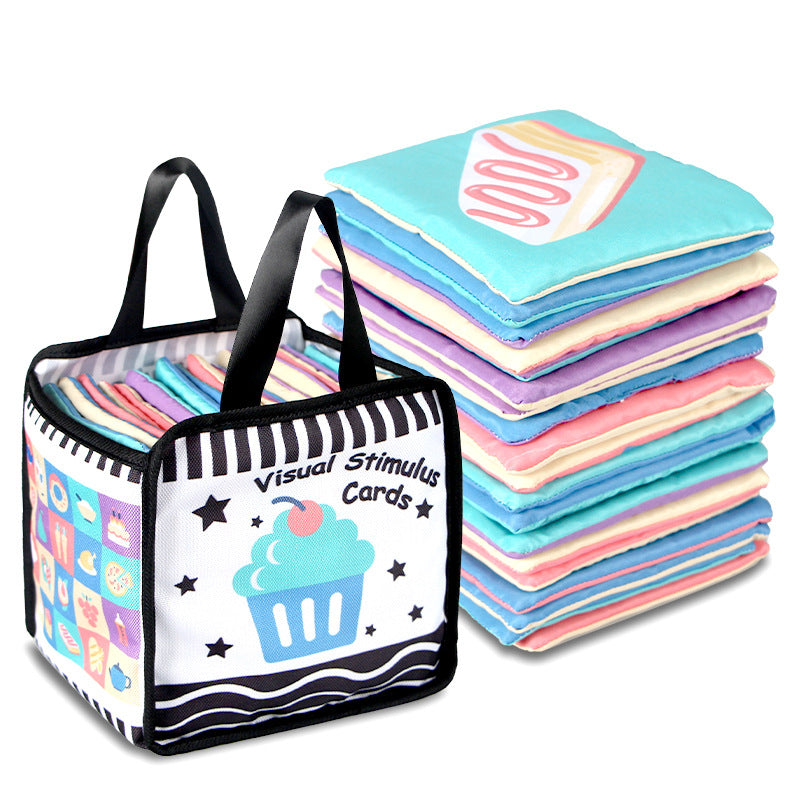 Tear Not Rotten Baby Early Education Visual Stimulation Card