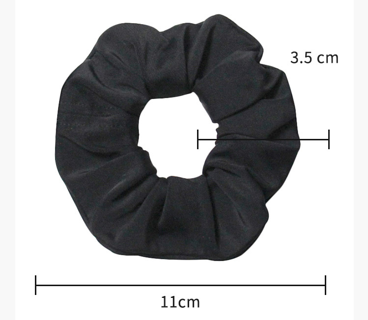 Pure Color Fabric Large Intestine Hair Tie Cup Cover