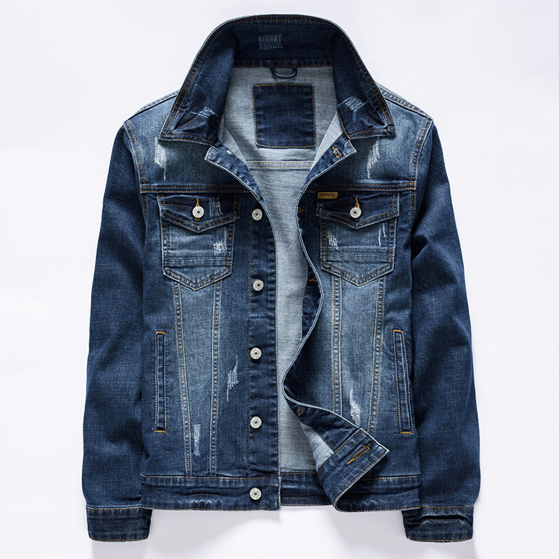 Men's Casual Versatile Denim Jacket Top