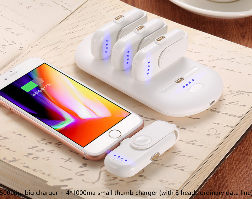 Compatible with Apple , Emergency Mobile Phone Magnetic Power Bank