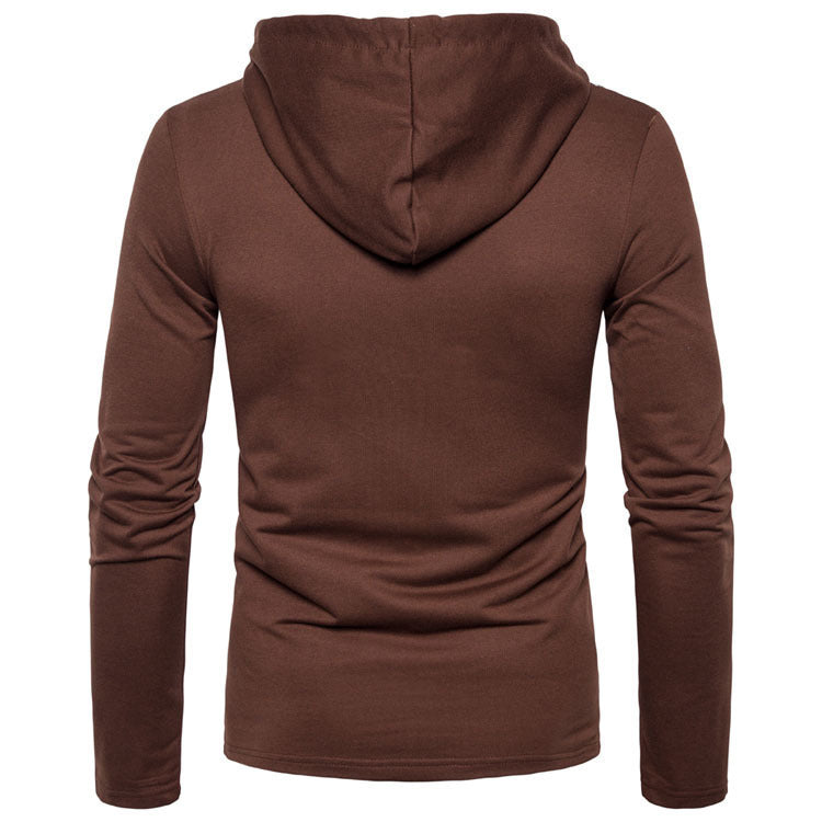 Men's Jacket Large Size Long Sleeve Pullover Hoodie