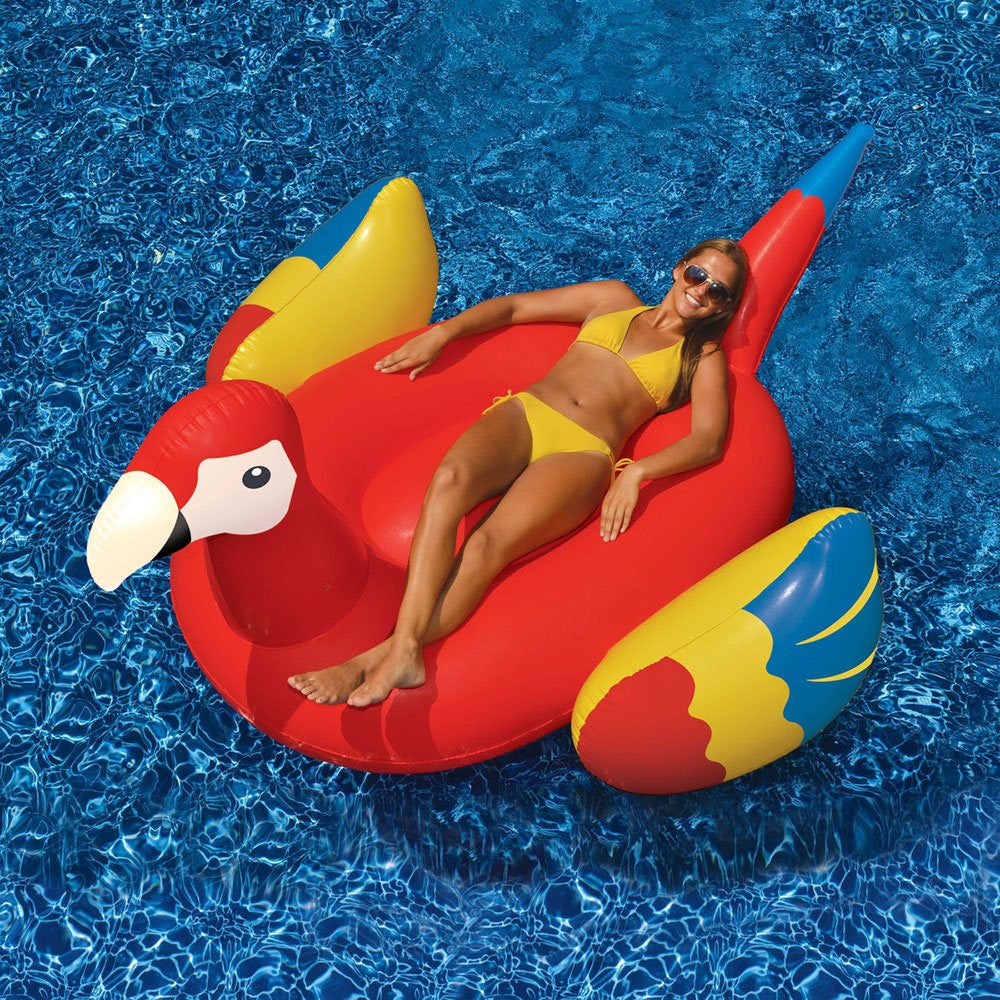 Inflatable Bread Floating Drainage Bubble Swimming Ring