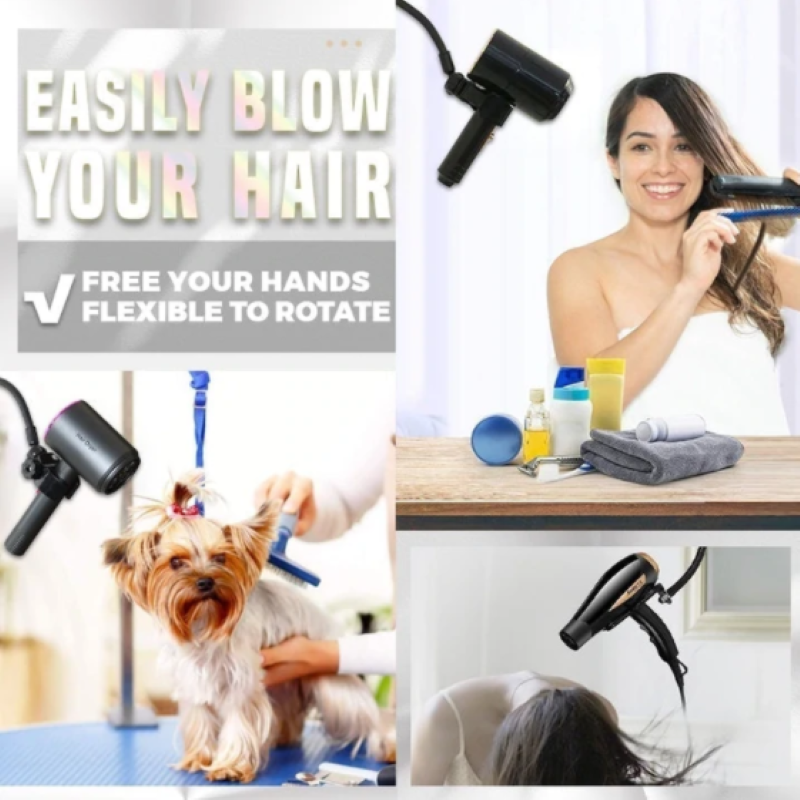 Punch-free Bathroom Hair Dryer Bracket Suction Cup