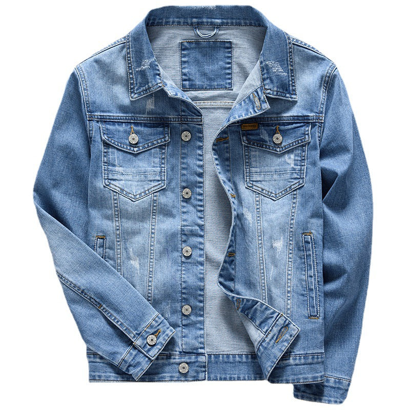 Men's Casual Versatile Denim Jacket Top