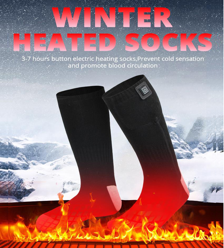 Electric Socks Rechargeable Heating Foot Warmer