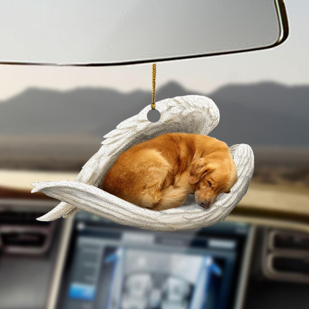 Car Pendant Sleeping Dog Angel Home Decor Acrylic Showcase Hanging Ornaments For Doors