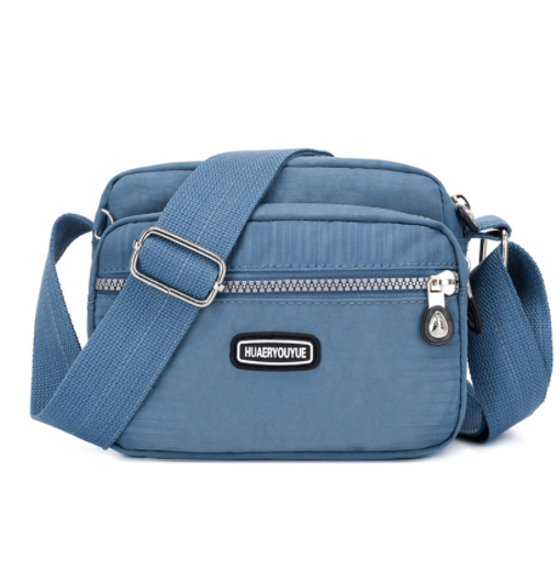 Messenger Bag Small Square Simple And Versatile Nylon Multi Compartment