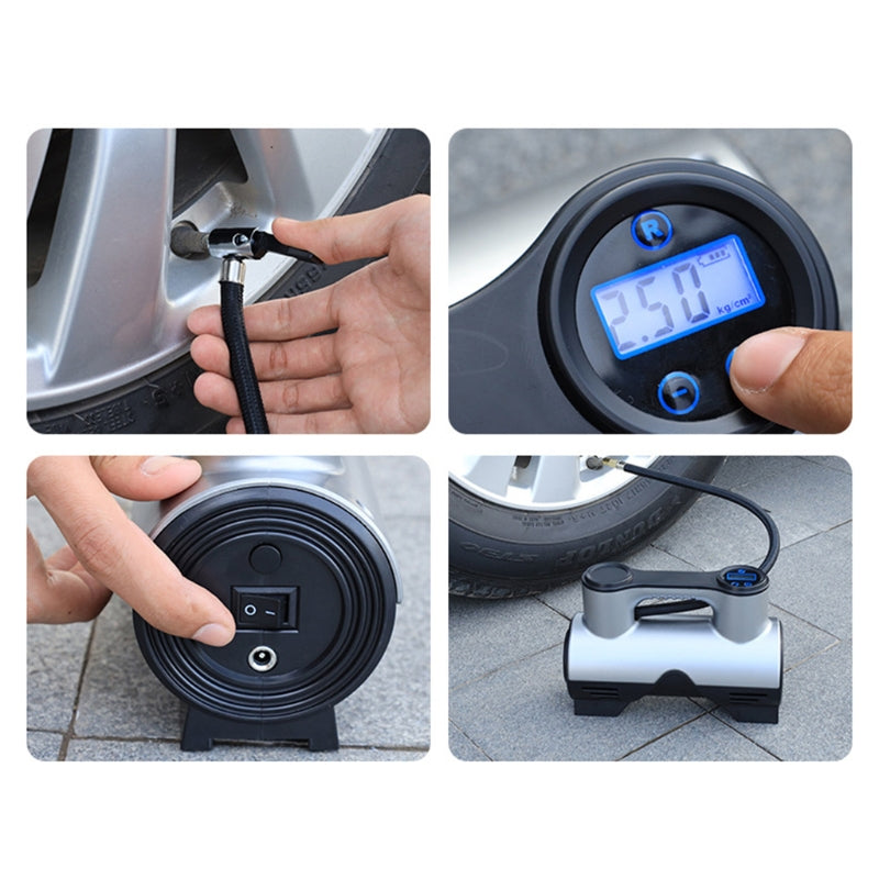 Vehicle-mounted Electric Air Pump Small Portable 12V High Power For Automobile