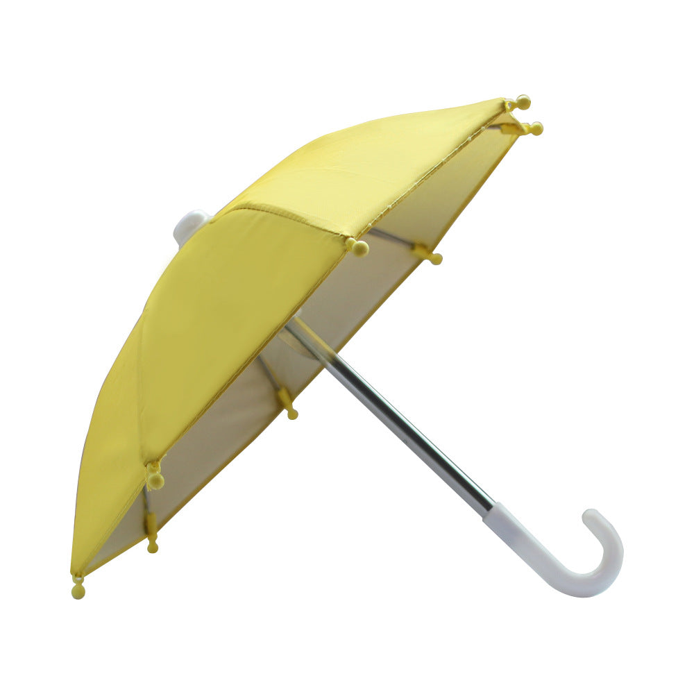 Mobile Phone Holder Locomotive Umbrella Waterproof Portable Mini Parasol Alloy Sun Shade Bicycle Umbrella For Riding