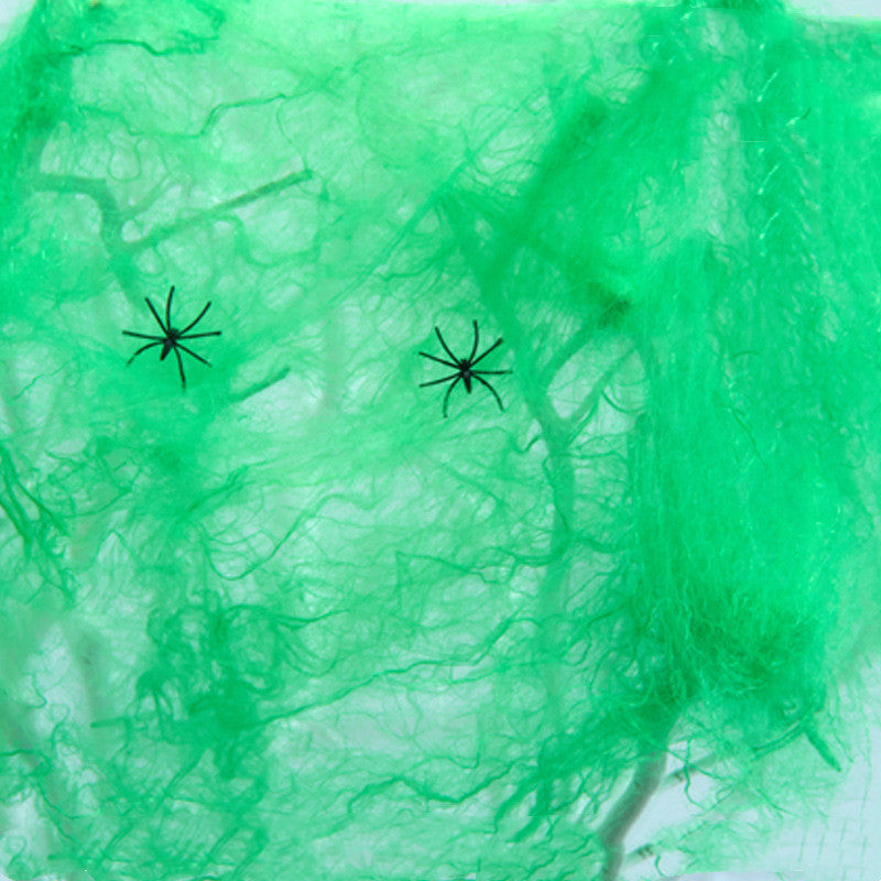 New Halloween Spider Cotton Accessories Haunted House Horror Decoration